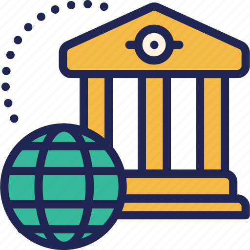 Bank, finance, financial, global, institution, international, world icon - Download on Iconfinder