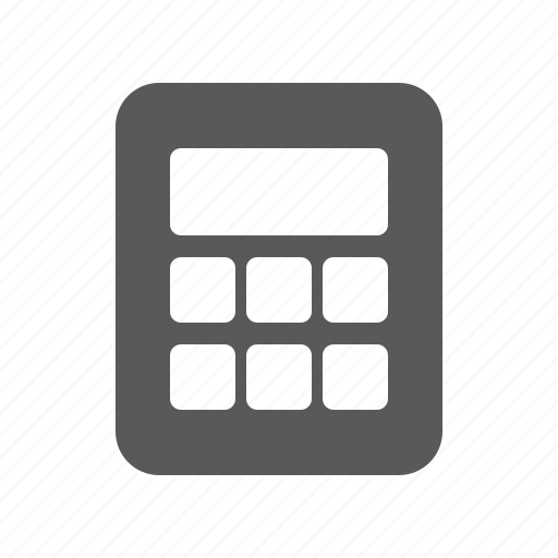 Calculator, finance, solid icon - Download on Iconfinder