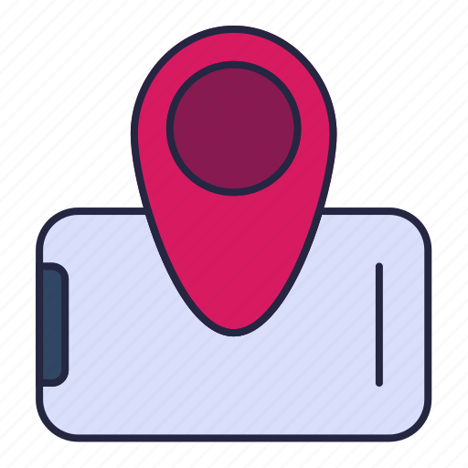 Phone, location, gadget, smartphone, pin, gps icon - Download on Iconfinder