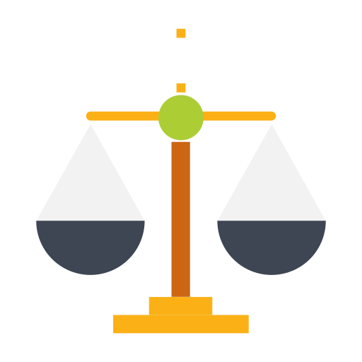 Balance, business, equality, flat icon, justice, law, weighing icon - Download on Iconfinder