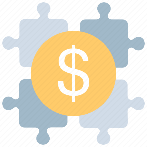 Dollar, growth, money, money value, puzzle, solotion icon - Download on Iconfinder