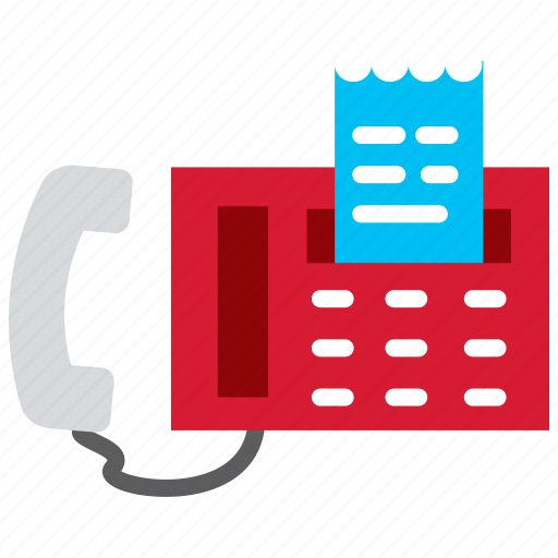 Bill, connection, contact, fascimile, fax, phone icon - Download on Iconfinder