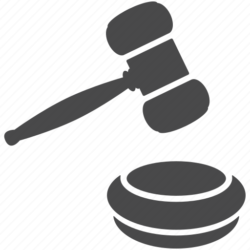 Hammer, law, lawyer, auction, judge, justice icon - Download on Iconfinder