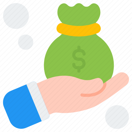 Hand, money, bag, financial, finance, economy, business icon - Download on Iconfinder