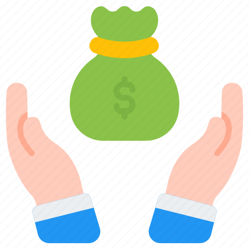 Hands, money, bag, financial, finance, economy, business icon - Download on Iconfinder