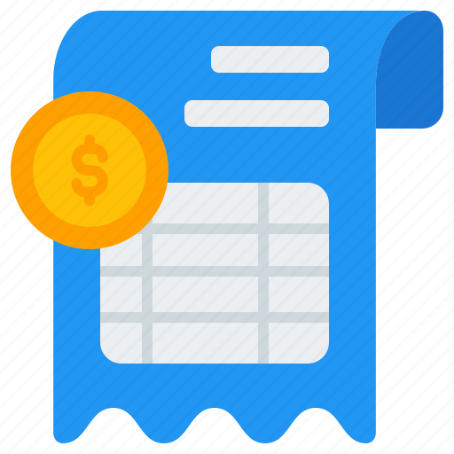 Invoice, bill, financial, finance, money, economy, business icon - Download on Iconfinder