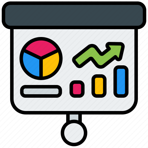 Presentation, graph, financial, finance, money, economy, business icon - Download on Iconfinder