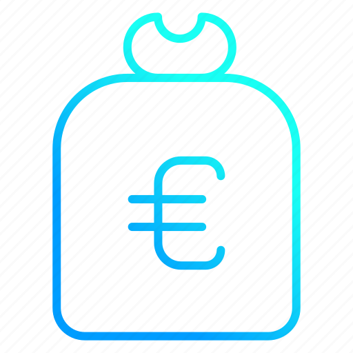 Banking, euro, financial, money, sack icon - Download on Iconfinder