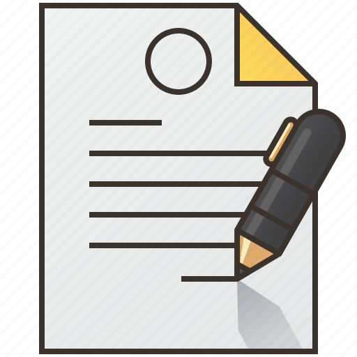 Agreement, contract, document, form, signature icon - Download on Iconfinder