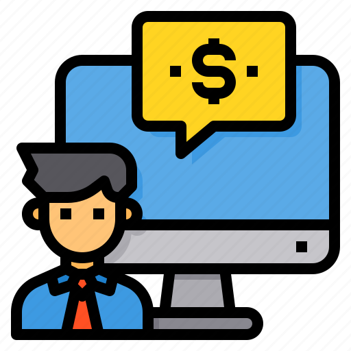 Businessman, currency, money icon - Download on Iconfinder