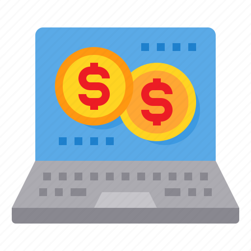 Currency, laptop, money icon - Download on Iconfinder