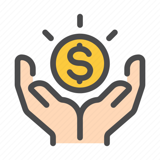 Save, hand, economy, finance, money, dollar icon - Download on Iconfinder