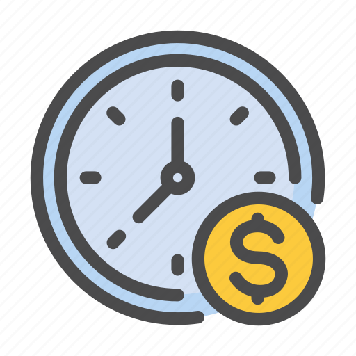 Clock, finance, business, money, time, deadline icon - Download on Iconfinder