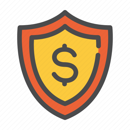 Money, shield, finance, safety, protection icon - Download on Iconfinder