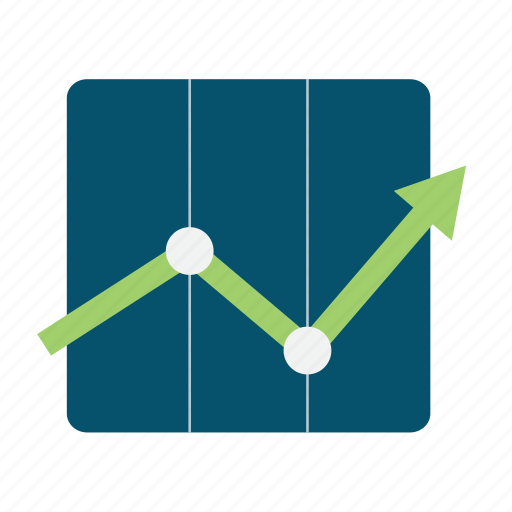 Arrow, graph, grid, growth, income, profit, up icon - Download on Iconfinder