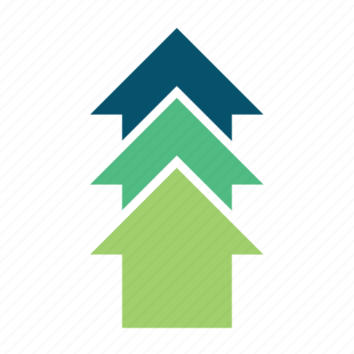 Arrows, direction, graph, growth, positive, up icon - Download on Iconfinder