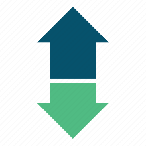 Arrows, down, expences, graph, income, opposite, up icon - Download on Iconfinder