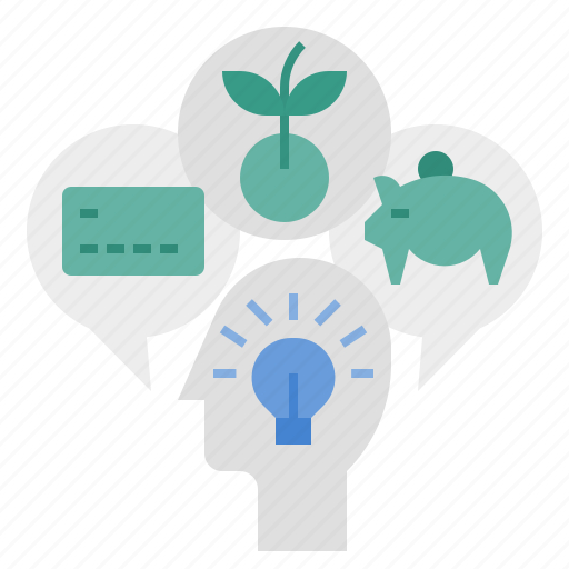 Smart, financial, future, thinking, use money wisely, financial literacy, financial planing icon - Download on Iconfinder
