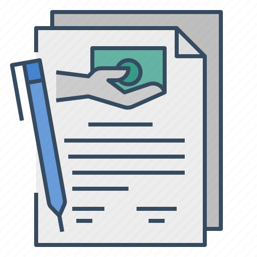 Loan, contract, borrower, lender, mortgage, loan agreement, financial agreement icon - Download on Iconfinder