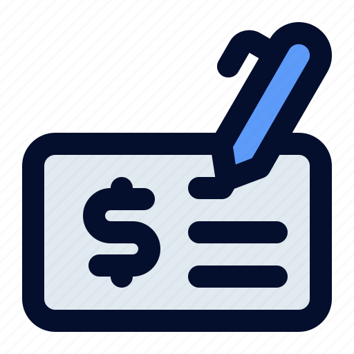 Cheque, checkbook, payment, money, transaction icon - Download on Iconfinder
