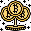 bitcoin, cryptocurrency, currency, digital, trade