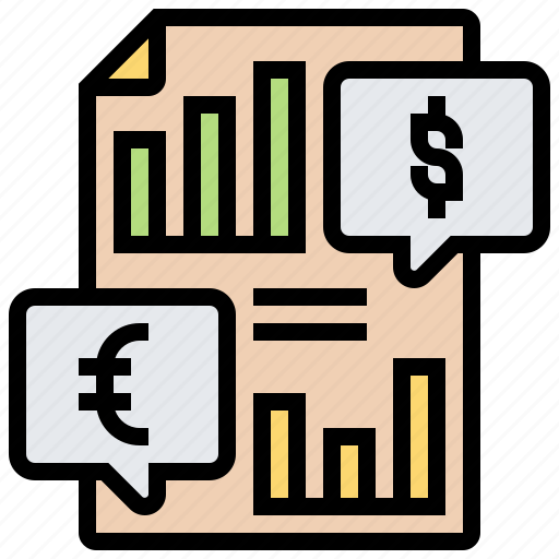 Currency, economic, exchange, report, trade icon - Download on Iconfinder