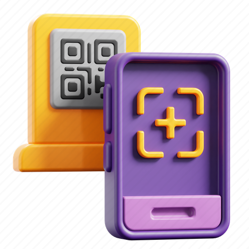 Qr code, smartphone, technology, qr, code, scanning, mobile phone icon - Download on Iconfinder
