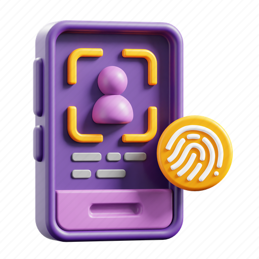 Digital technology, identity, verification, biometric, technology, smartphone, fingerprint icon - Download on Iconfinder