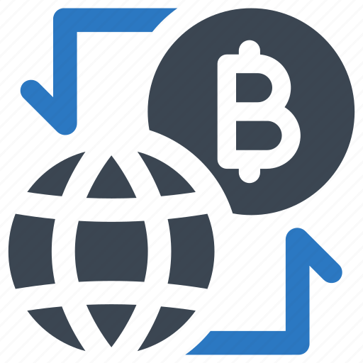 Bitcoin, cryptocurrency, money flow icon - Download on Iconfinder
