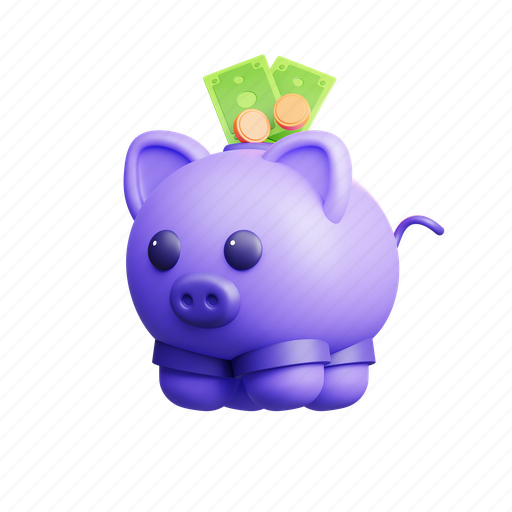 Piggy, bank, cash, business, savings, money, payment 3D illustration - Download on Iconfinder