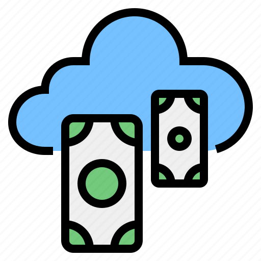Cash, cloud, financial, money, storage, transaction, withdrawal icon - Download on Iconfinder