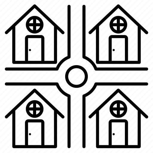 Buildings, houses, neighbour, neighbourhood, suburb icon - Download on Iconfinder