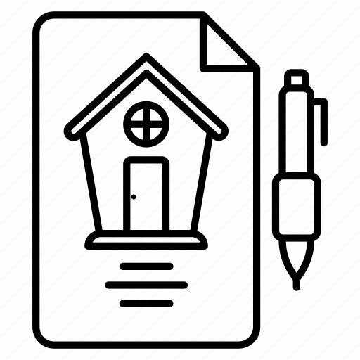 Buy, contract, house, property, real estate icon - Download on Iconfinder