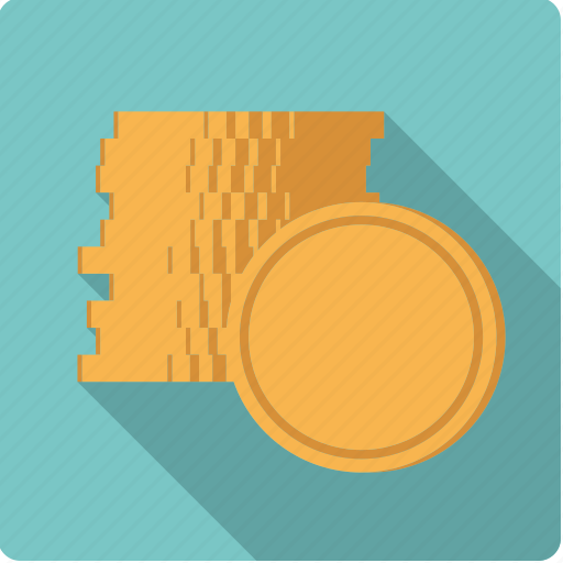 Cash, coin stack, coins, finance, golden, money, stack icon - Download on Iconfinder