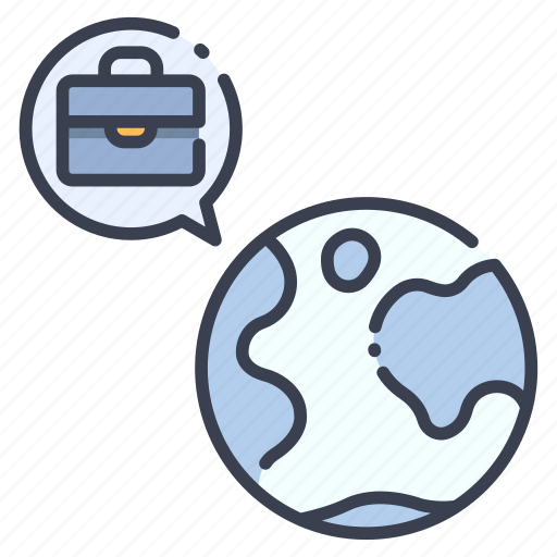 Abroad, country, global, job, location, map, world icon - Download on Iconfinder