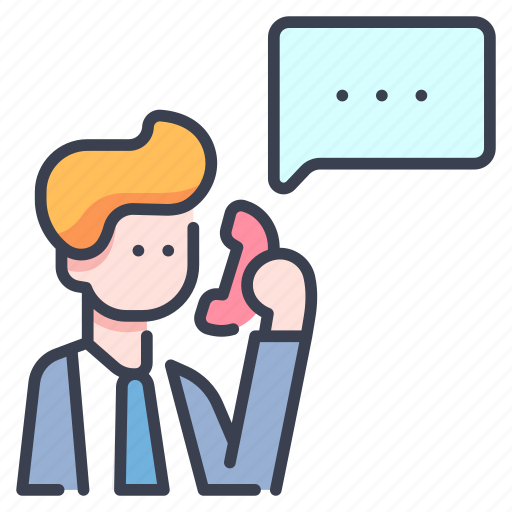 Business, communication, conversation, interview, job, manager, phone icon - Download on Iconfinder