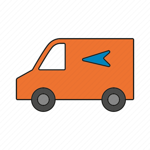 Automobile, car, delivery, traffic, transportation, van, vehicle icon - Download on Iconfinder