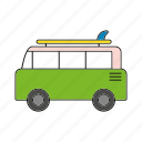 automobile, car, surfer, traffic, transportation, van, vehicle 