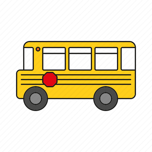 Automobile, education, school bus, traffic, transportation, vehicle icon - Download on Iconfinder