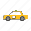 automobile, cab, car, taxi, traffic, transportation, vehicle 