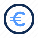 euro, coin, currency, money, payment
