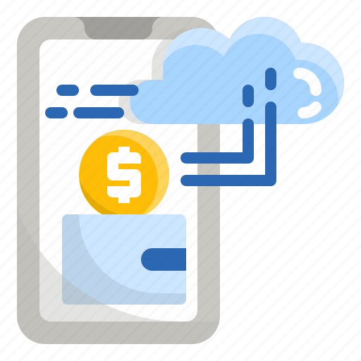 Bank, cashless, cloud, finance, fintech, money, transaction icon - Download on Iconfinder