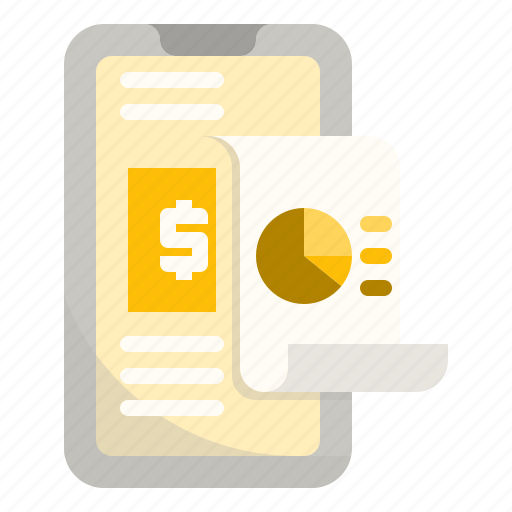 Analysis, expense, graph, management, mobile, money icon - Download on Iconfinder