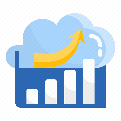 Analysis, cloud, financial, fintech, growth, platform, service icon - Download on Iconfinder