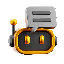 robot head, chat bubble, ai, technology, fintech, robotics, artificial intelligence, robot head with chat bubble 