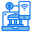 bank, coin, laptop, mobile 