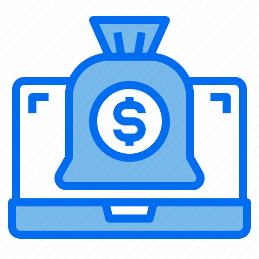 Bag, business, laptop, money icon - Download on Iconfinder