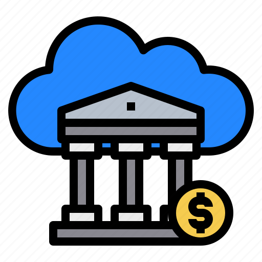 Bank, cloud, coin, money icon - Download on Iconfinder