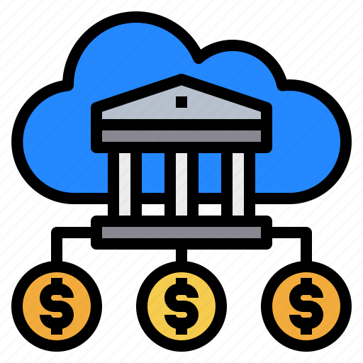 Bank, cloud, money, network icon - Download on Iconfinder