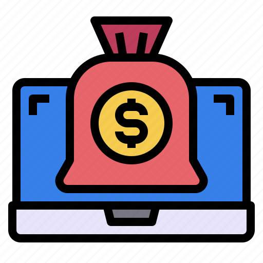 Bag, business, laptop, money icon - Download on Iconfinder